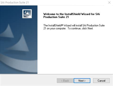 Installing Flexi 21 and earlier – SA International.